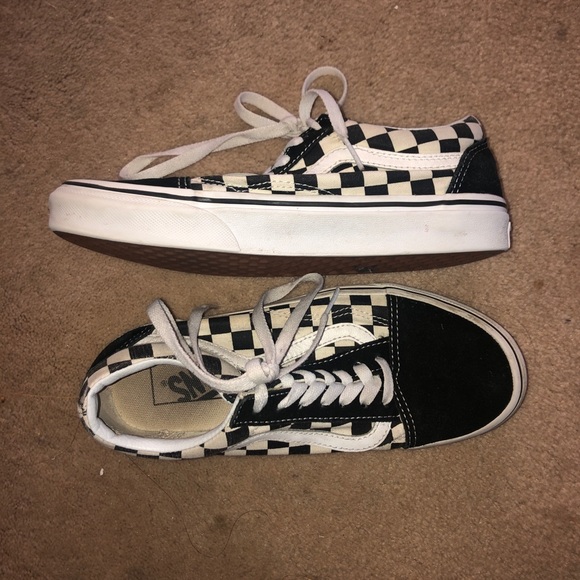Checkerboard Vans - Picture 3 of 5
